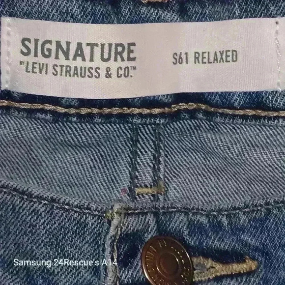 Men's Signature Levi Strauss 32/34 L Jesus Lord Branding Virgin Mary Rosary - Picture 15 of 16